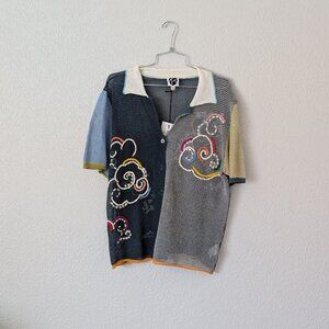 YanYan Knits Button Up